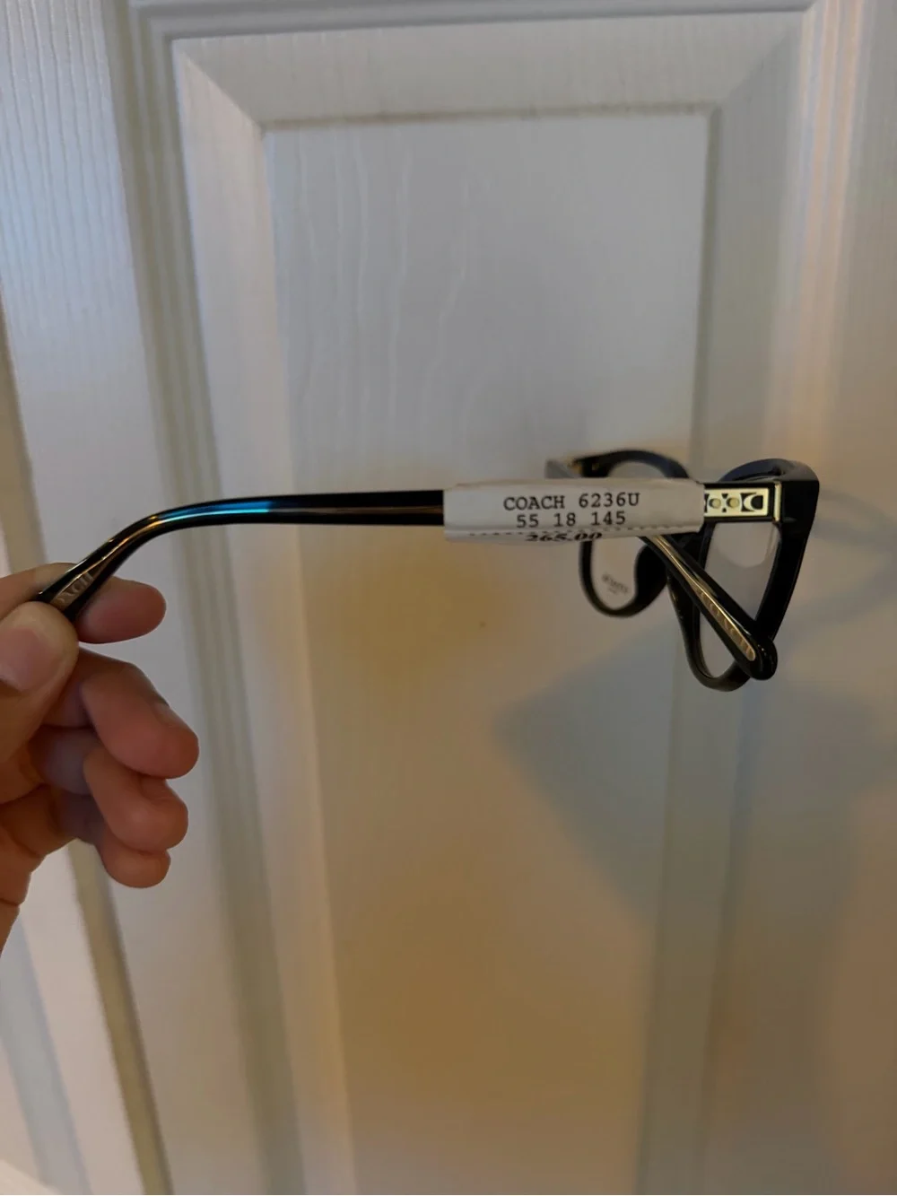 Coach Black Cat-Eye Women's Eyeglasses